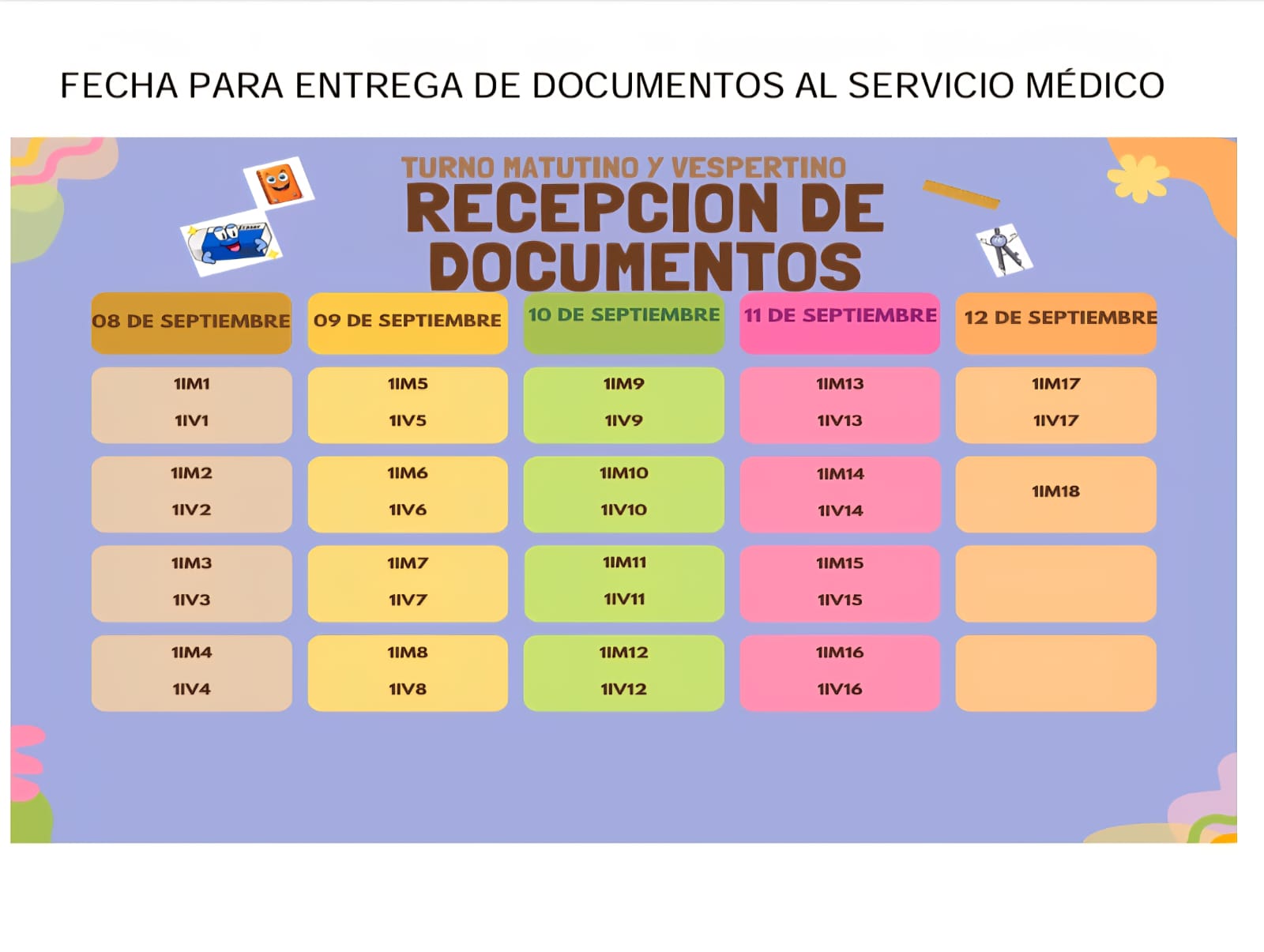 documentos servicio medico